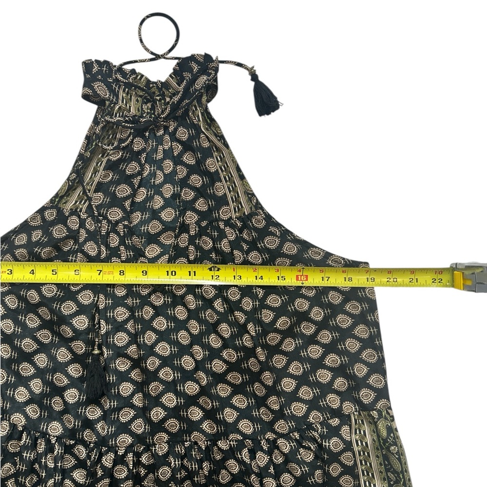 Chic Black and Cream Maxi Dress.Made in India - Picture 5 of 6